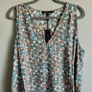 BCBG Maxazria Multicolor Sleeveless Shell